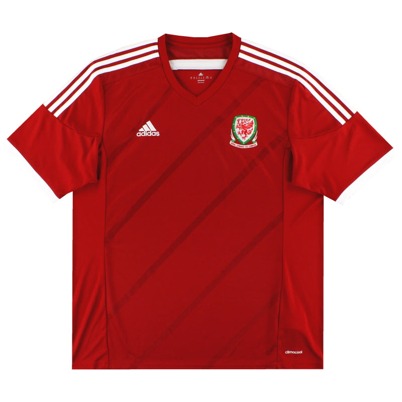 2014-15 Wales adidas Home Shirt *Mint* L Football Shirt