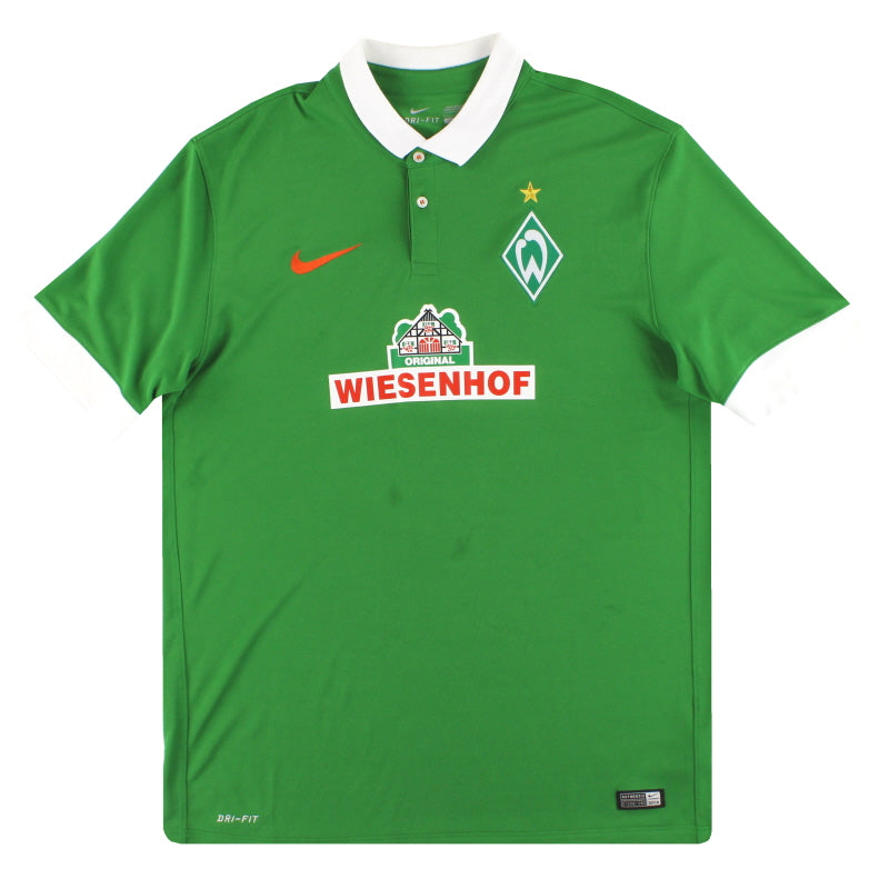 2014-15 Werder Bremen Nike Home Shirt L Football Shirt