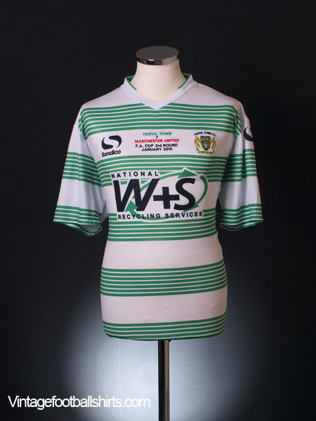 2015 Yeovil Town 'F.A. Cup' Home Shirt *BNWT* XL Football Shirt