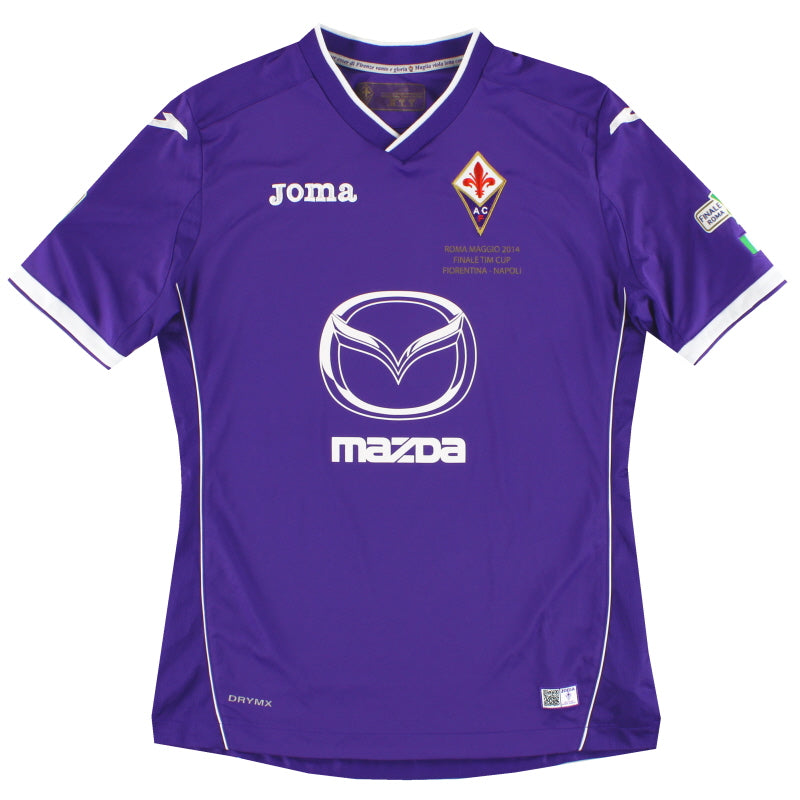 2014 Fiorentina Joma 'Copa Italia Final' Home Shirt  S Football Shirt