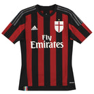 2015-16 AC Milan adidas Home Shirt *Mint* S Football Shirt