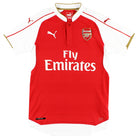 2015-16 Arsenal Puma Home Shirt L Football Shirt