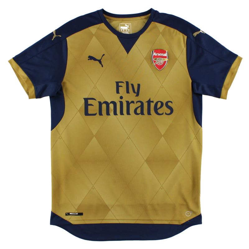 2015-16 Arsenal Puma Away Shirt XL Football Shirt