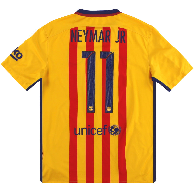 2015-16 Barcelona Nike Away Shirt Neymar Jr #11 M Football Shirt