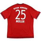 2015-16 Bayern Munich Home Shirt Muller #25 *Mint* S Football Shirt