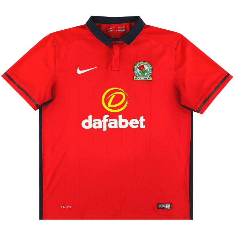 2015-16 Blackburn Nike Away Shirt L Football Shirt