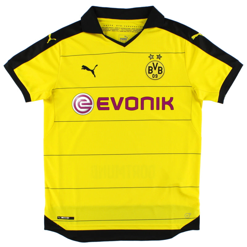 2015-16 Borussia Dortmund Home Shirt S Football Shirt