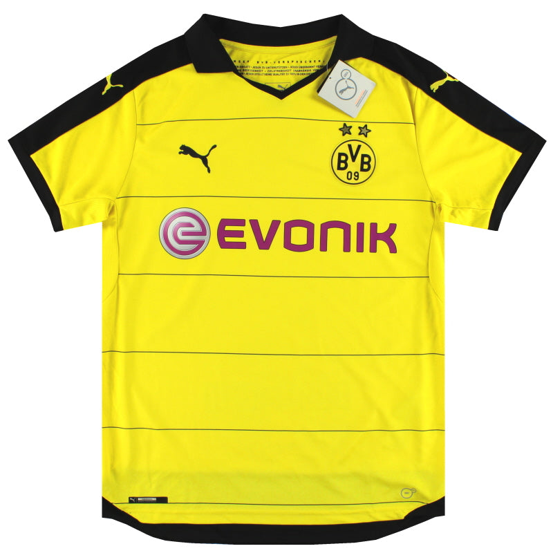 2015-16 Borussia Dortmund Puma Home Shirt *w/tags* Football Shirt