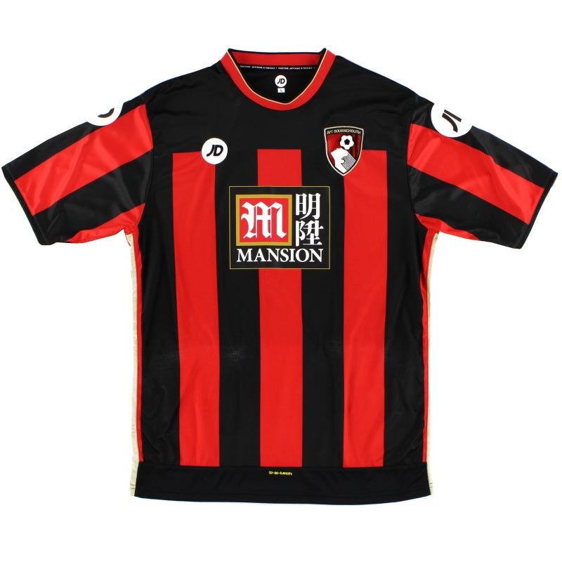 2015-16 Bournemouth JD Sports Home Shirt *As New* M Football Shirt