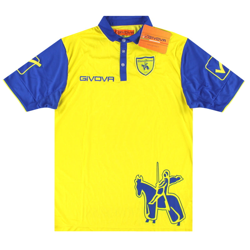 2015-16 Chievo Verona Givova Home Shirt *BNIB* L Football Shirt