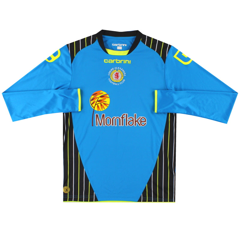 2015-16 Crewe Alexandra Carbrini Goalkeeper Shirt *Mint* S Football Shirt