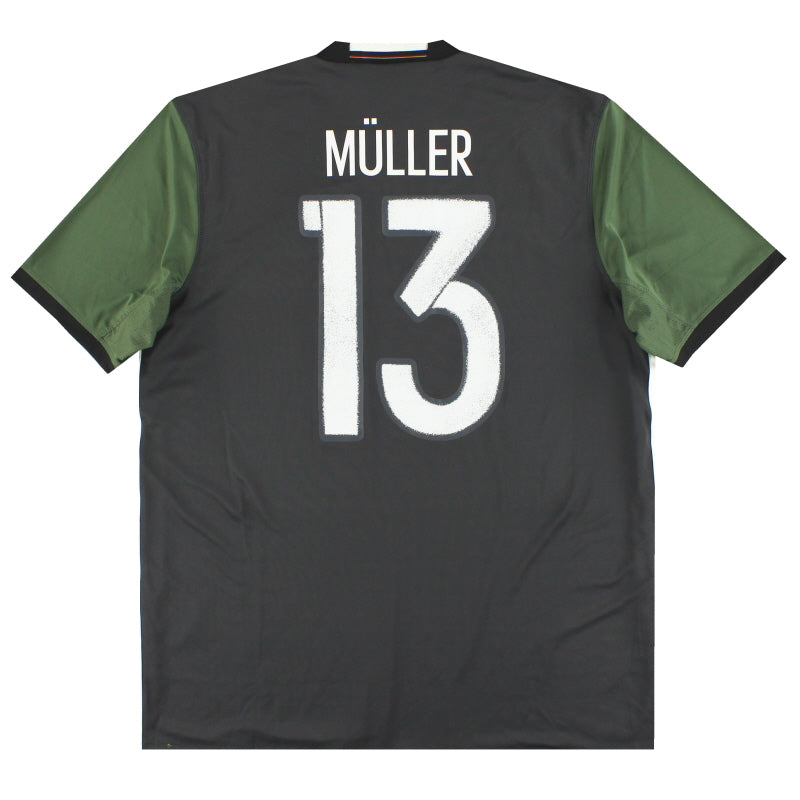 2015-16 Germany adidas Away Shirt Muller #13 M Football Shirt