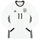 2015-16 Germany Adizero Player Issue Home Shirt #11 L/S L Football Shirt