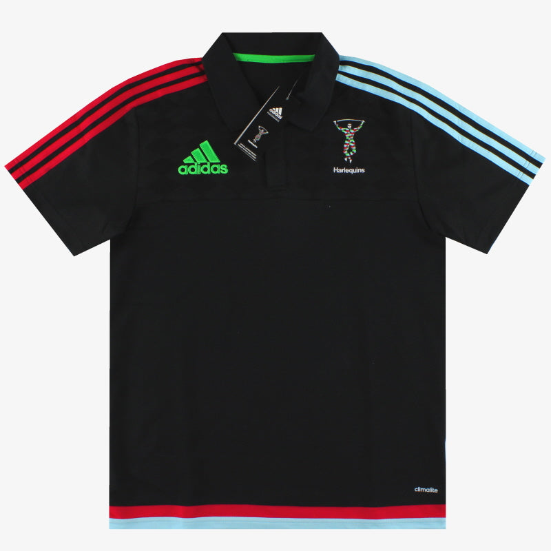 2015-16 Harlequins adidas Polo Shirt Shirt *BNIB* Polo Shirt