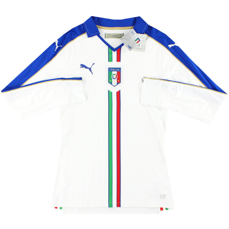 2015-16 Italy Player Issue Away Shirt *w/tags* L/S L  Football Shirt