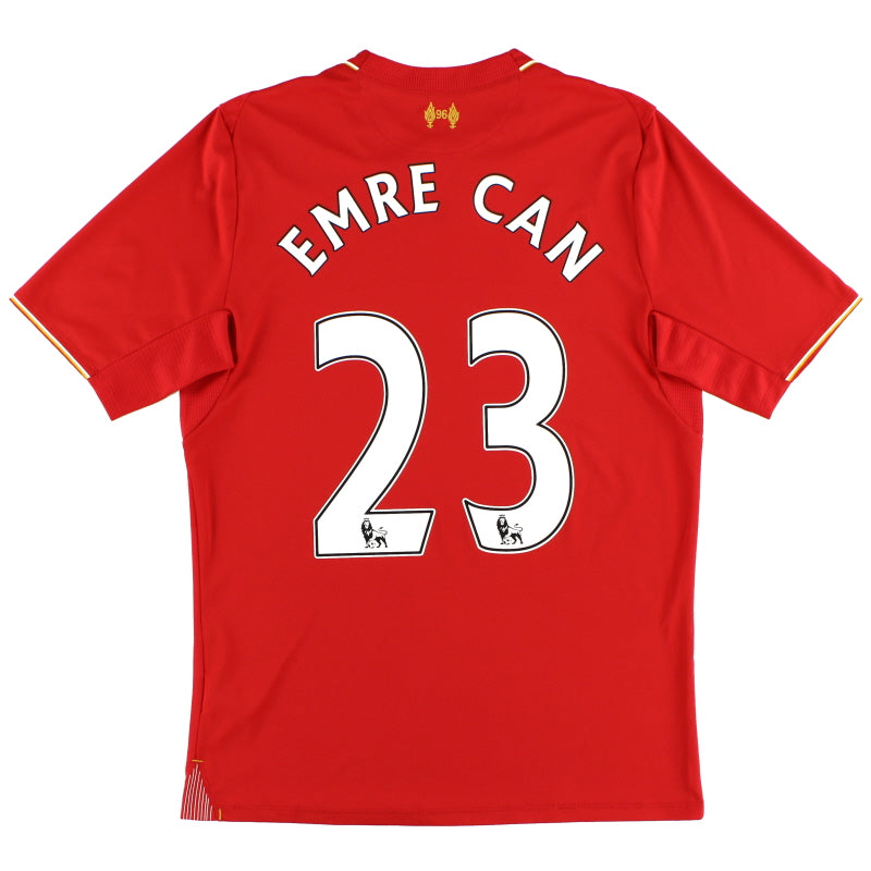 2015-16 Liverpool New Balance Home Shirt Emre Can #23 S Football Shirt