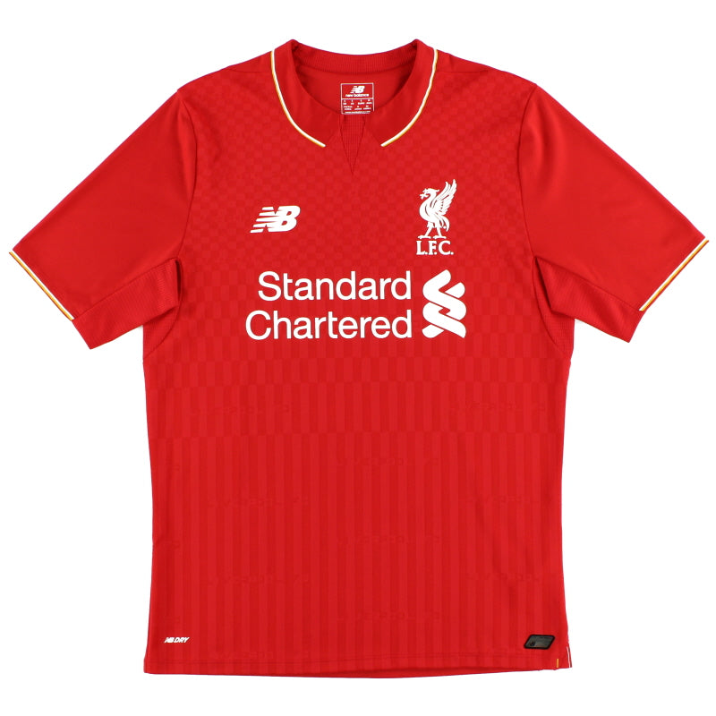 2015-16 Liverpool New Balance Home Shirt *Mint* S Football Shirt