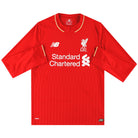 2015-16 Liverpool New Balance Home Shirt L/S *Mint* S Football Shirt