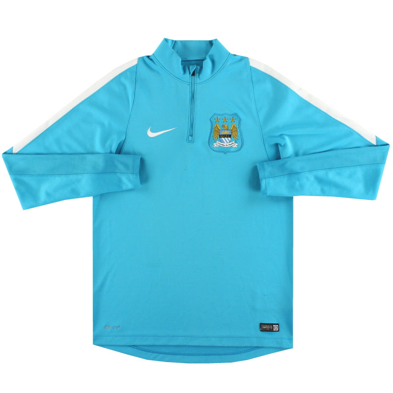 2015-16 Manchester City Nike 1/4 Zip Track Top M Jacket