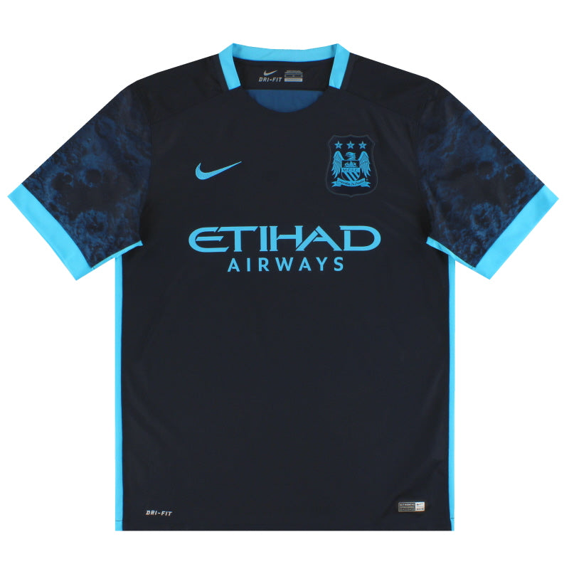 2015-16 Manchester City Nike Away Shirt *Mint* M Football Shirt