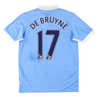 2015-16 Manchester City Nike Home Shirt De Bruyne #17 XL.Boys Football Shirt