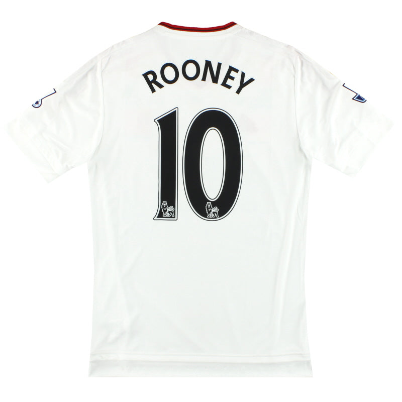 2015-16 Manchester United adidas Away Shirt Rooney #10 *As New* S Football Shirt