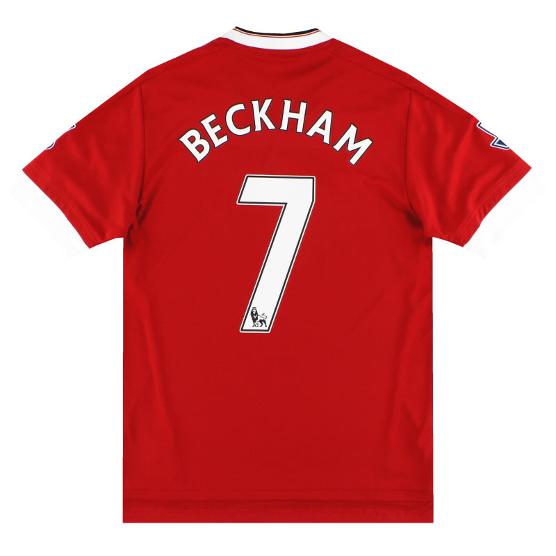 2015-16 Manchester United adidas Home Shirt Beckham #7 *w/tags* S Football Shirt