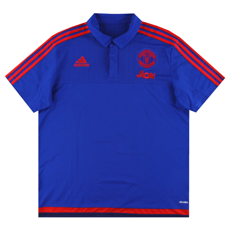 2015-16 Manchester United adidas Polo Shirt XL Polo Shirt