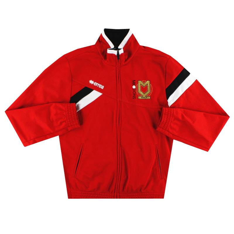 2015-16 MK Dons Errea Track Jacket S Jacket