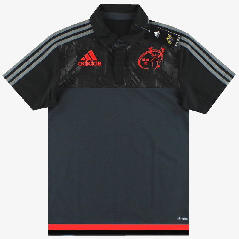 2015-16 Munster adidas Climalite Polo Shirt *w/tags* S Polo Shirt