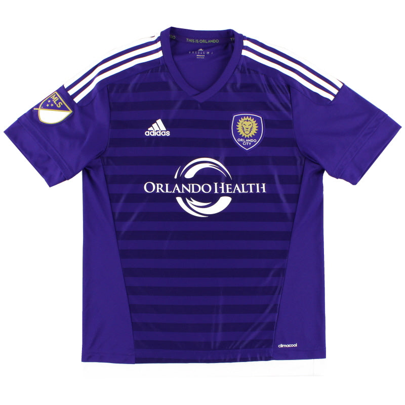 2015-16 Orlando City adidas Home Shirt M Football Shirt