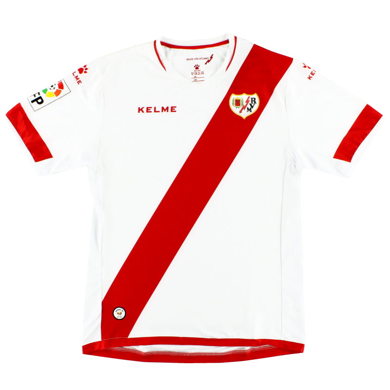 2015-16 Rayo Vallecano Home Shirt *BNIB* L Football Shirt