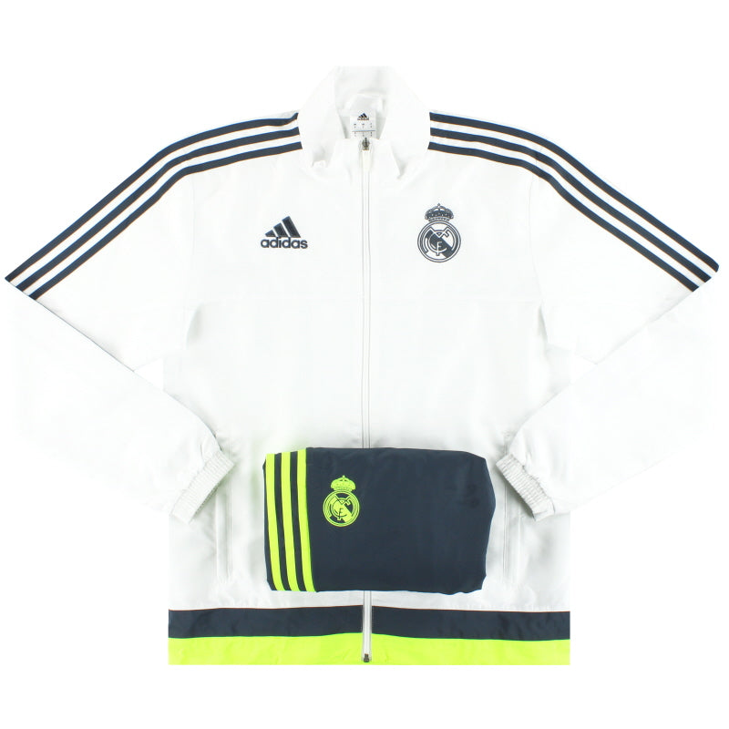 2015-16 Real Madrid adidas Presentation Tracksuit *w/tags* S Tracksuit