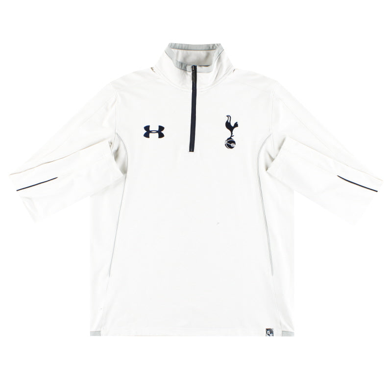 2015-16 Tottenham Under Armour 1/4 Zip Training Top L Football Shirt