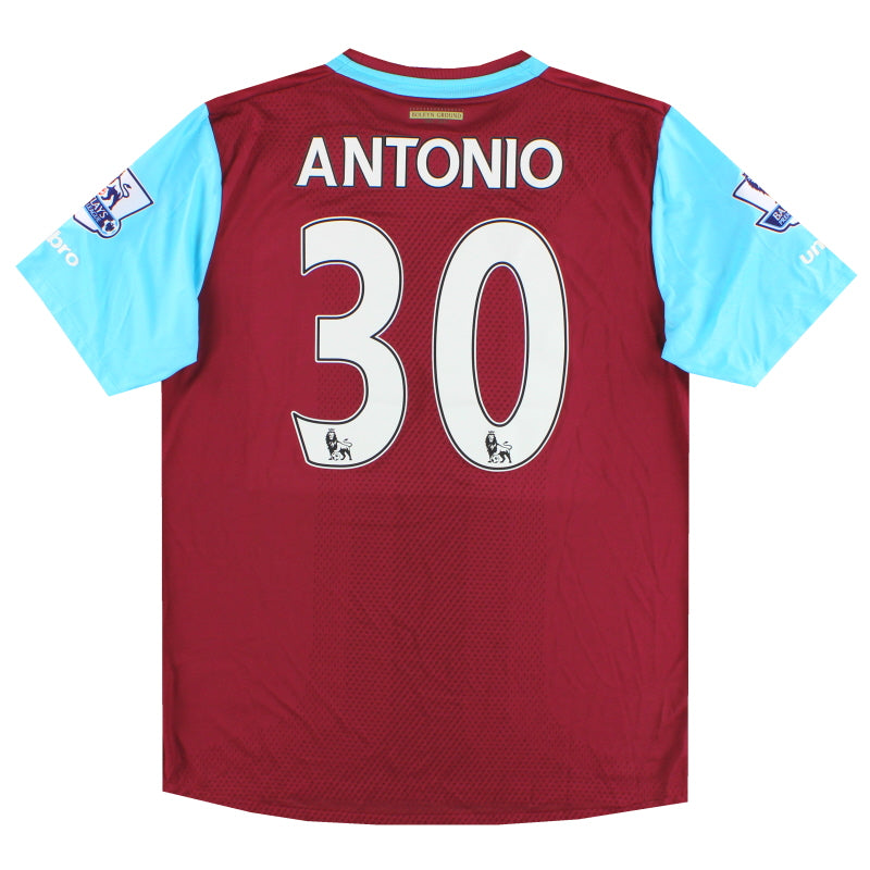 2015-16 West Ham Umbro 'Boleyn Ground' Home Shirt Antonio #30 *w/tags* XL Football Shirt