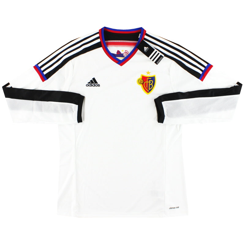 2015-17 FC Basel adidas Player Issue Away Shirt *w/tags* L/S L Football Shirt