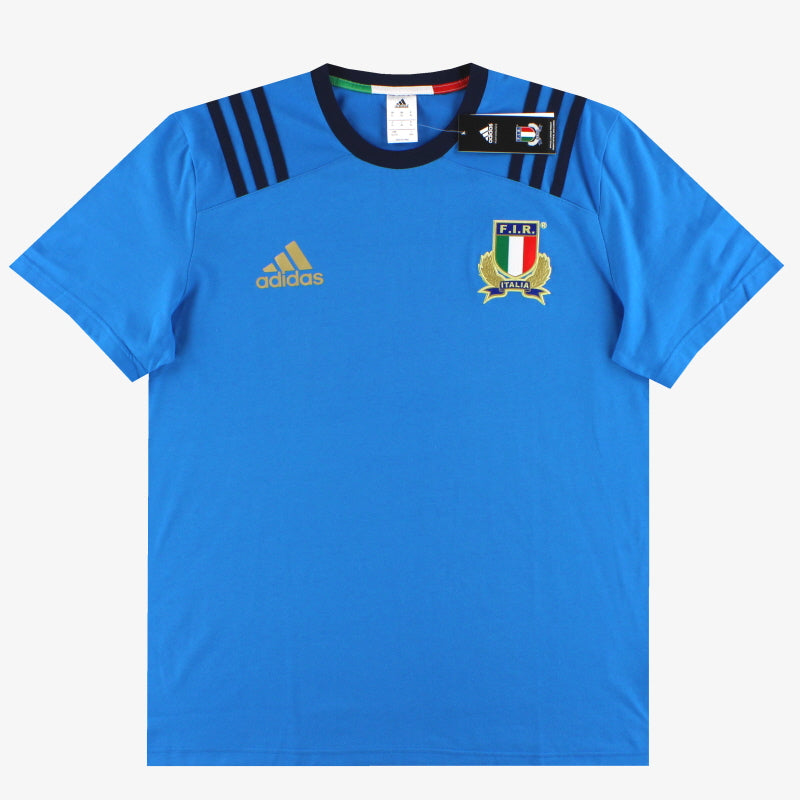 2016-17 adidas Italy Rugby Leisure Tee *BNIB* XXL T-Shirt