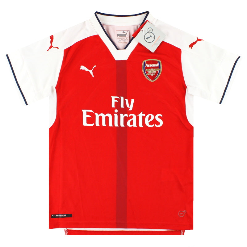 2016-17 Arsenal Puma Home Shirt *BNIB* L.Boys Football Shirt