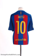 2016-17 Barcelona Home Shirt Messi #10 *As New* XL Football Shirt