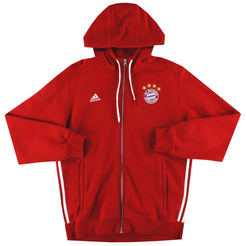 2016-17 Bayern Munich adidas Hooded Travel Jacket L Jacket