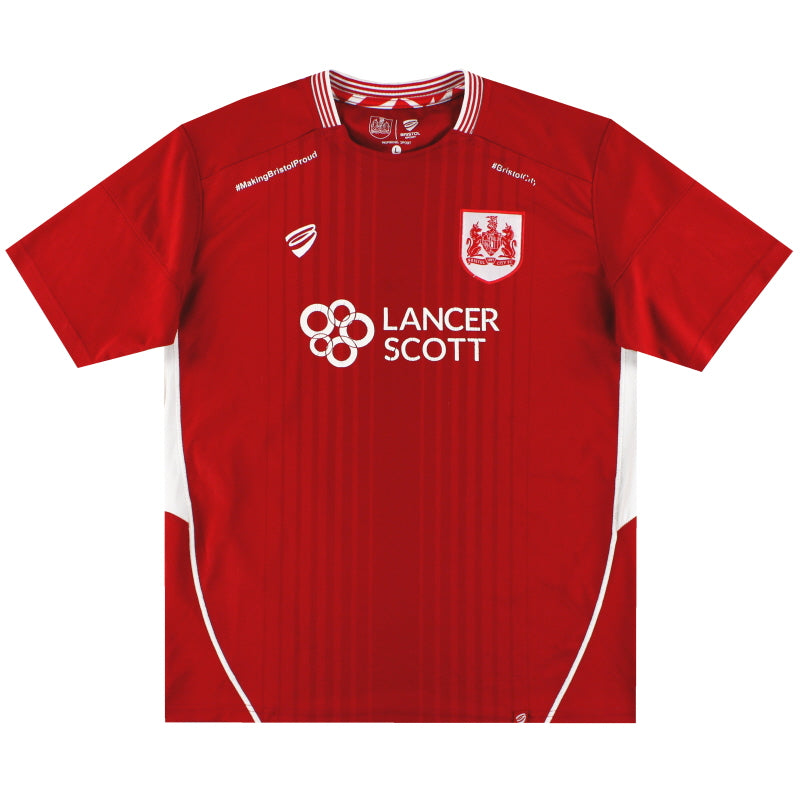 2016-17 Bristol City Home Shirt L Football Shirt