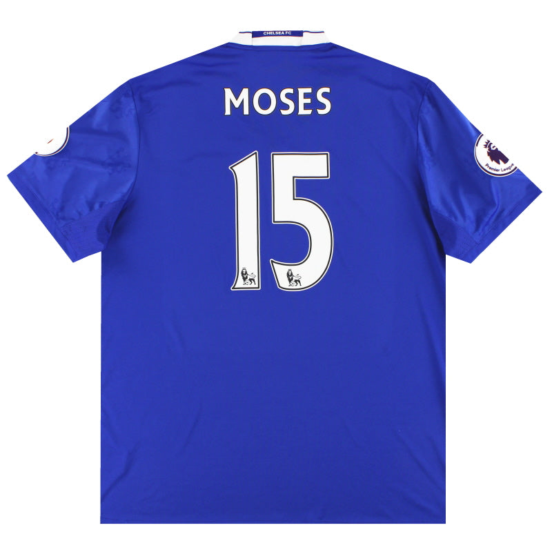 2016-17 Chelsea adidas Home Shirt Moses #15 *Mint* XXL  Football Shirt