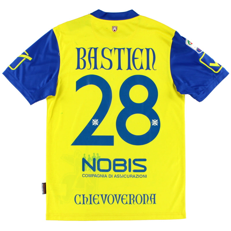 2016-17 Chievo Verona Home Shirt Bastien #28 M Football Shirt