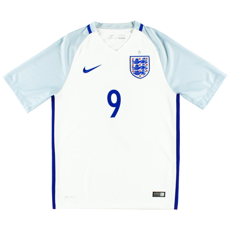 2016-17 England Nike Home Shirt  #9 L Football Shirt