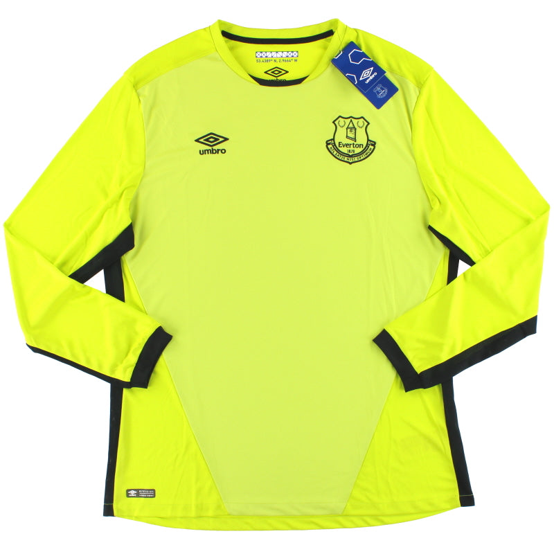 2016-17 Everton Umbro Goalkeeper Shirt L/S *w/tags* XXL Football Shirt