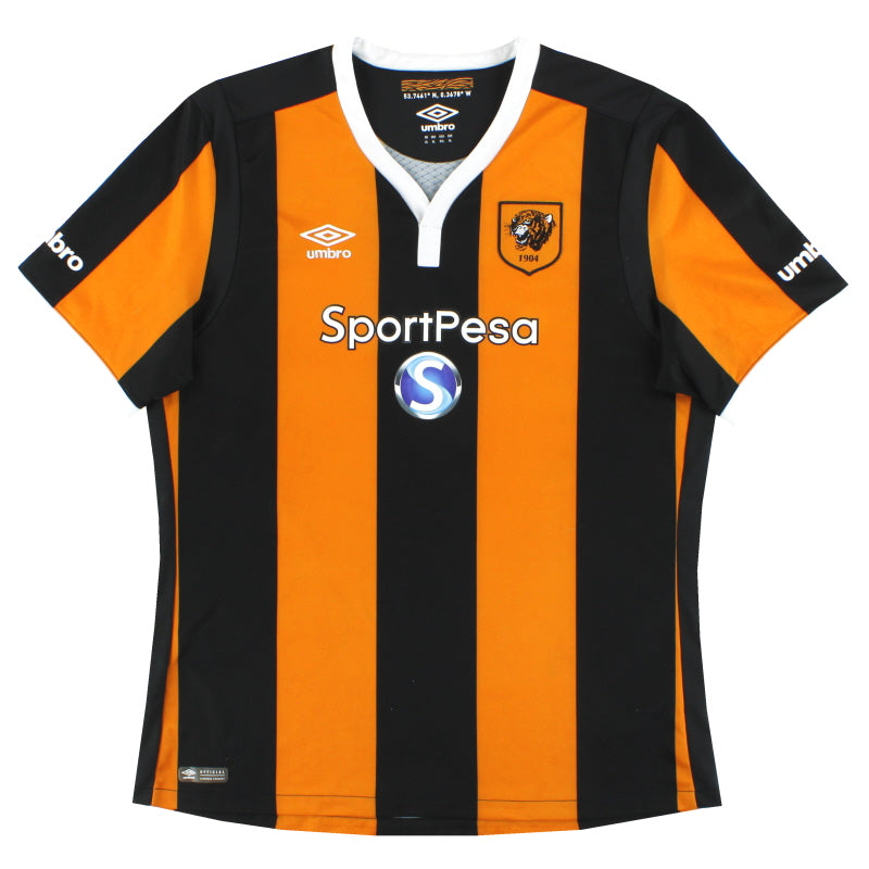 2016-17 Hull City Umbro Home Shirt XL Football Shirt