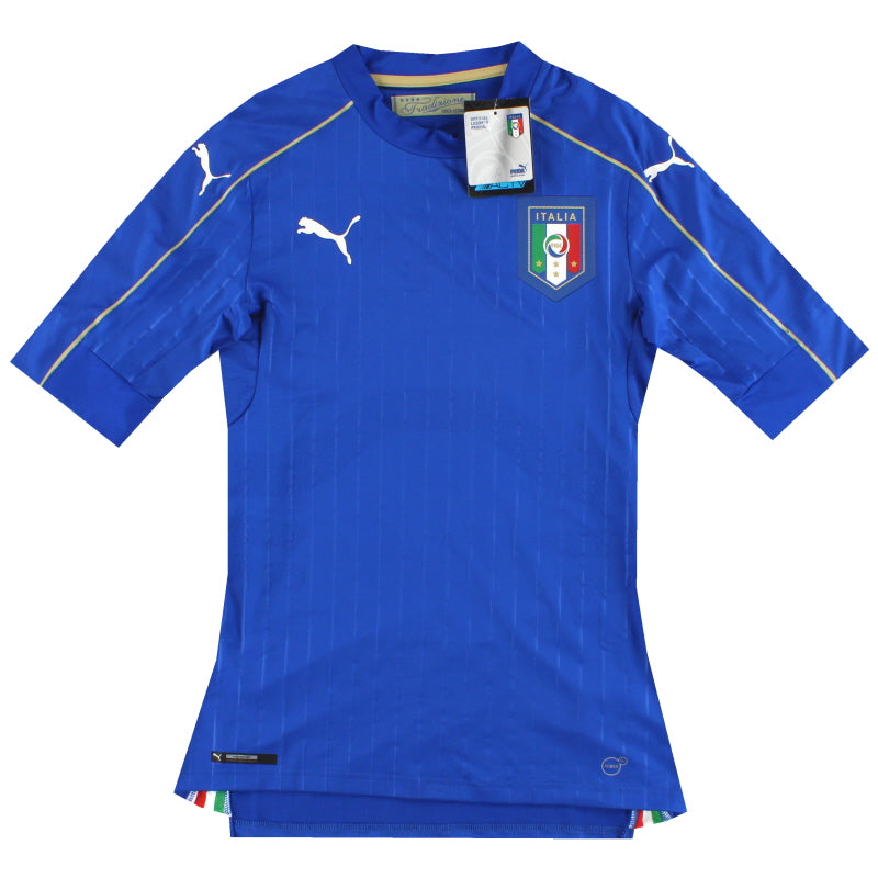 2016-17 Italy Player Issue Authentic Home Shirt *w/tags* M Football Shirt