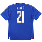 2016-17 Italy Puma Home Shirt Pirlo #21 *Mint* XL Football Shirt