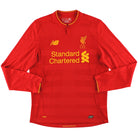 2016-17 Liverpool New Balance Home Shirt L/S M Football Shirt