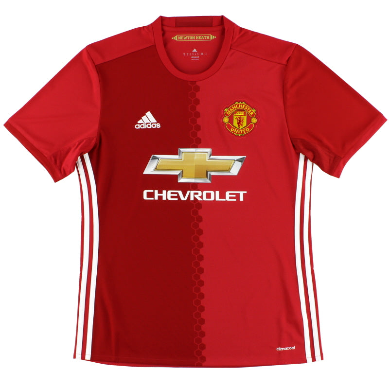 2016-17 Manchester United adidas Home Shirt XL Football Shirt